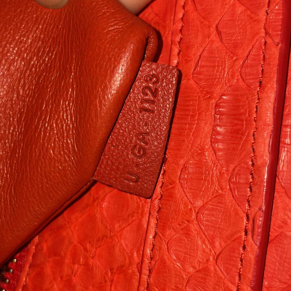 Celine Luggage Bag Python Mini #240768C11B - image 8